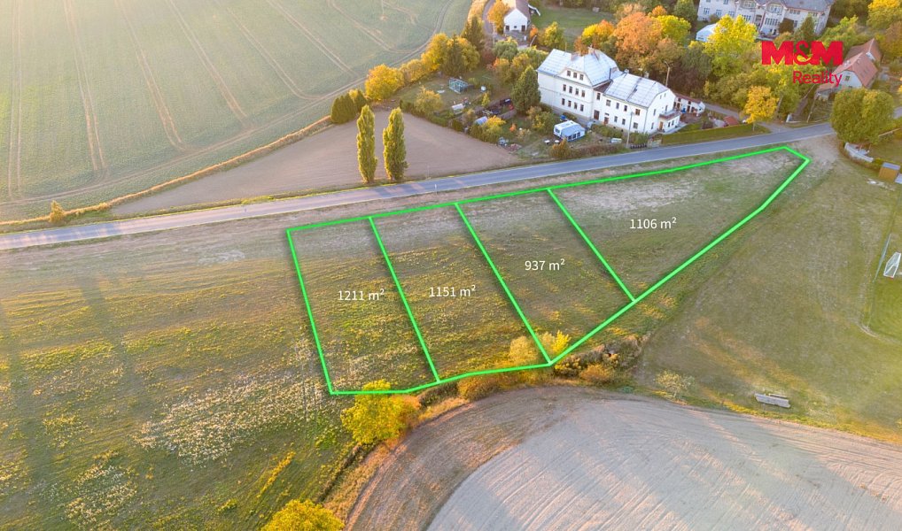 Prodej stavebního pozemku 4 405 m², Šípy – náhled fotky 5