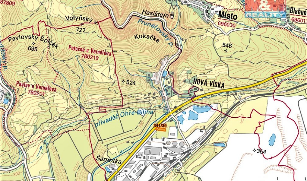 Prodej pole 2 661 m², Kadaň – náhled fotky 5