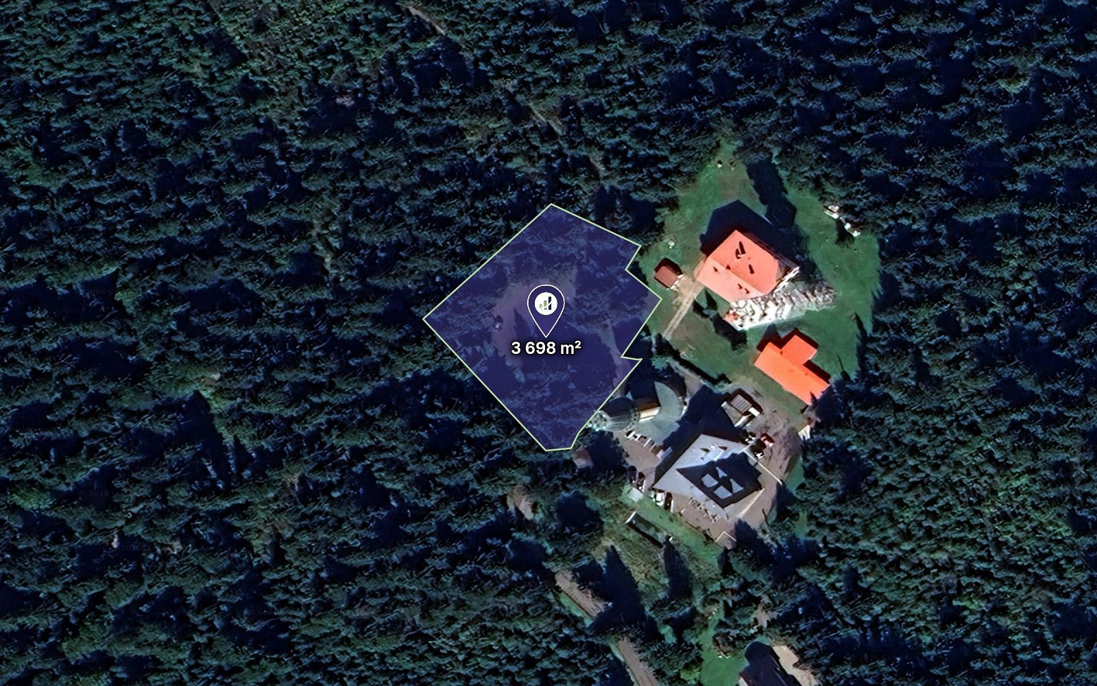 Prodej pozemku 3 698 m²