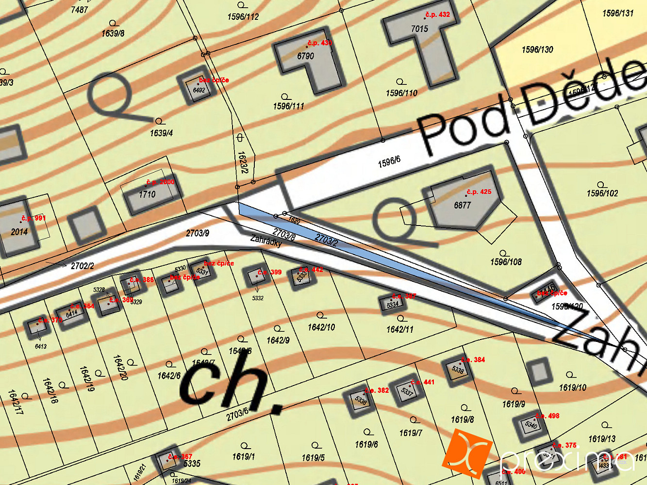 Prodej pozemku 167 m² – fotografie 3