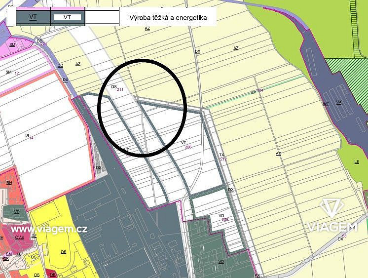 Prodej stavebního pozemku 2 151 m² – pohled 3