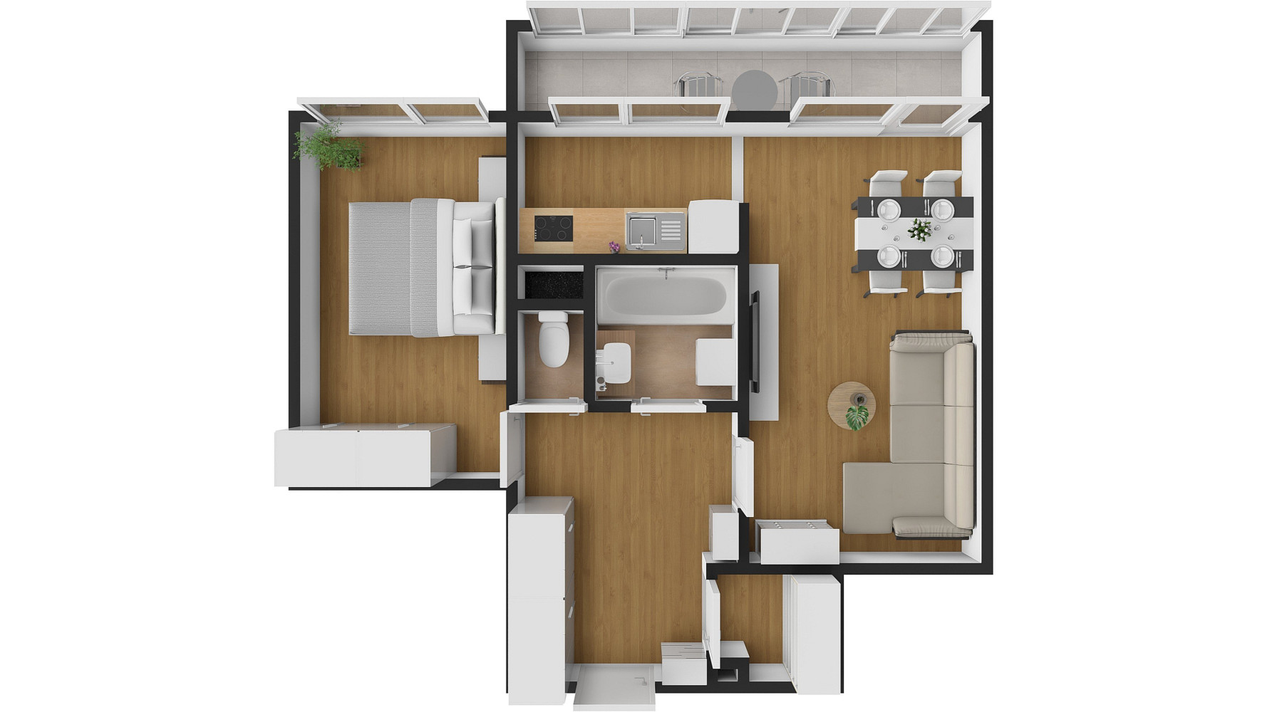 Prodej bytu 2+1 59 m² – fotografie 2