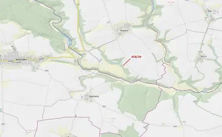 Dražba lesa 50 m², Břežany