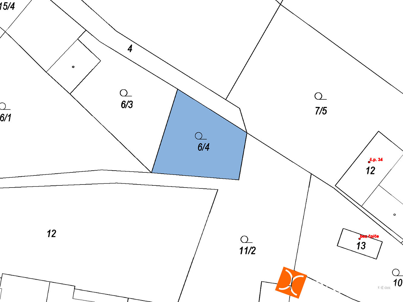 Prodej stavebního pozemku 9 m² – fotografie 2