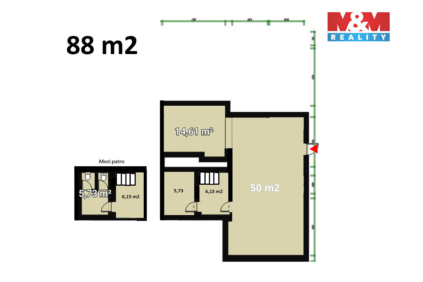 Pronájem obchodních prostor 88 m² — photo 2