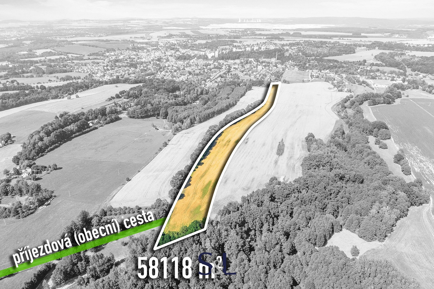 Prodej pole 58 118 m²
