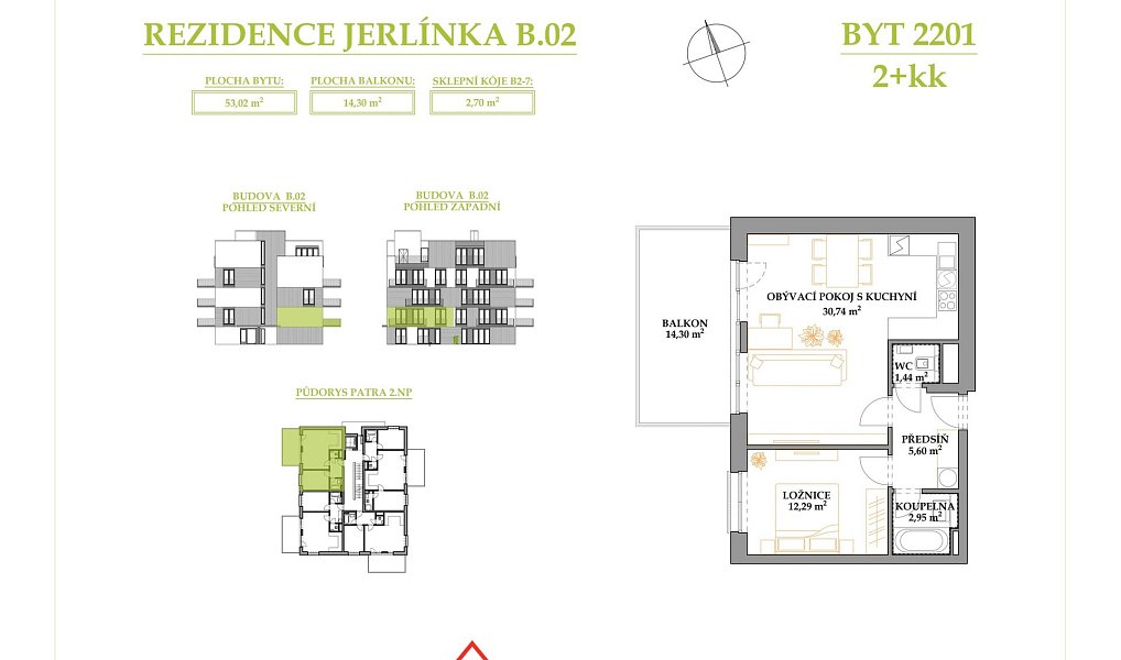 Prodej bytu 2+kk 67 m², Brno – náhled fotky 2