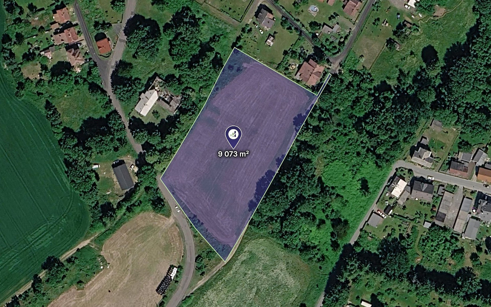 Prodej stavebního pozemku 9 073 m²