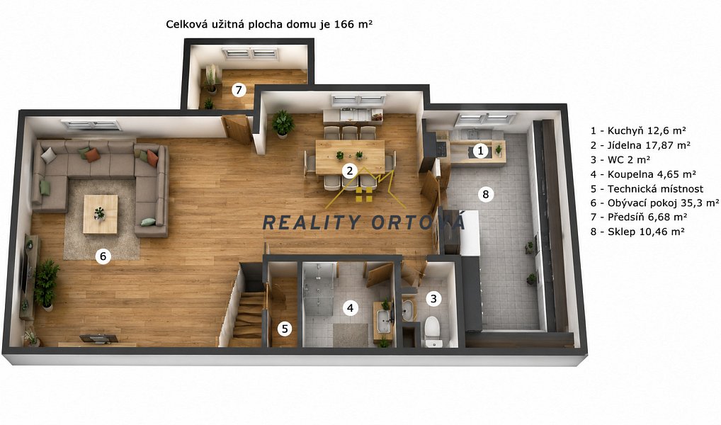 Prodej domu 166 m² s pozemkem 2 688 m², Třebnouševes – náhled fotky 41