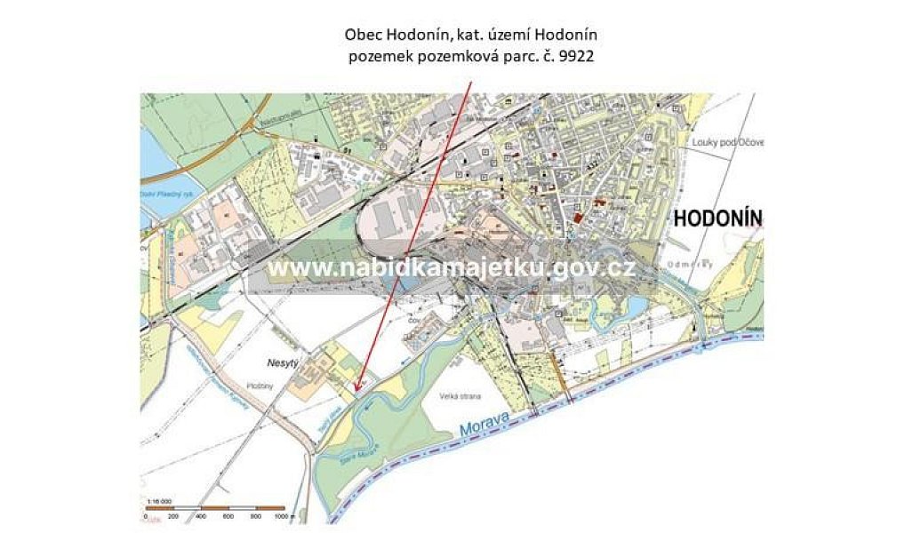 Prodej pozemku, 1510 m², Hodonín