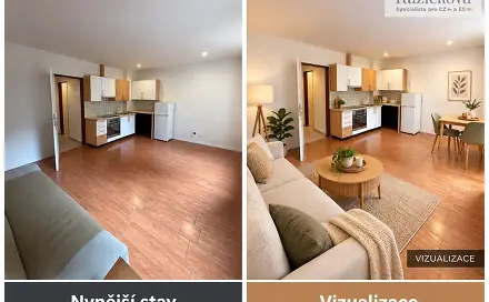 Pronájem bytu 1+kk 23 m², Na Odbočce, Trutnov - Horní Staré Město