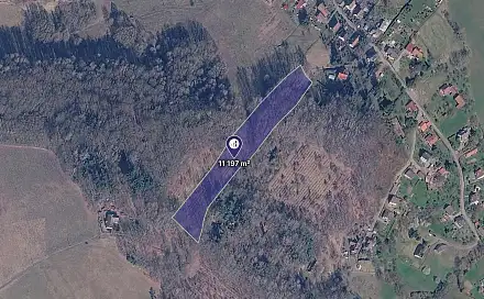 Prodej louky 11 197 m², Hrubá Skála, okres Semily