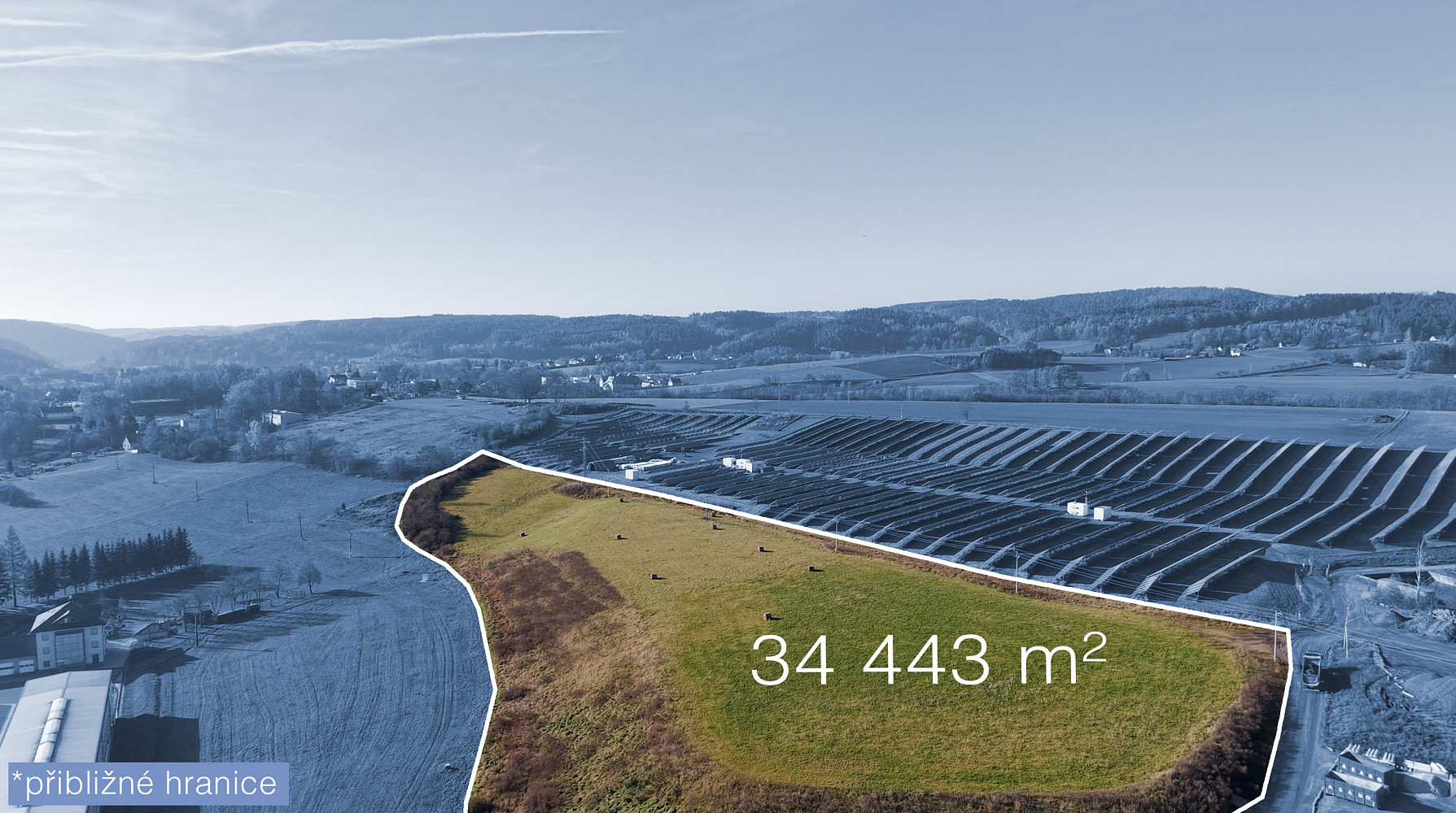 Prodej komerčního pozemku 34 433 m² – pohled 4
