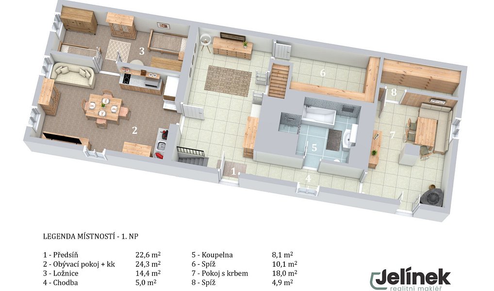 Prodej chaty/chalupy 203 m² s pozemkem 1 307 m², Makov – náhled fotky 35