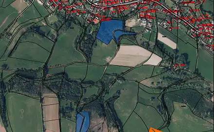 Prodej lesa 8 331 m², Hronov, okres Náchod