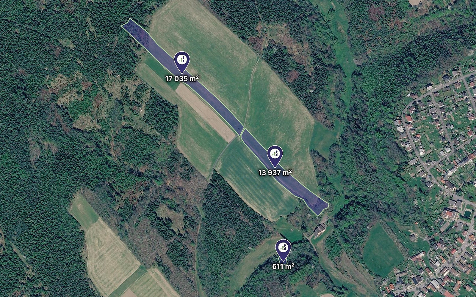 Prodej pole 31 583 m²