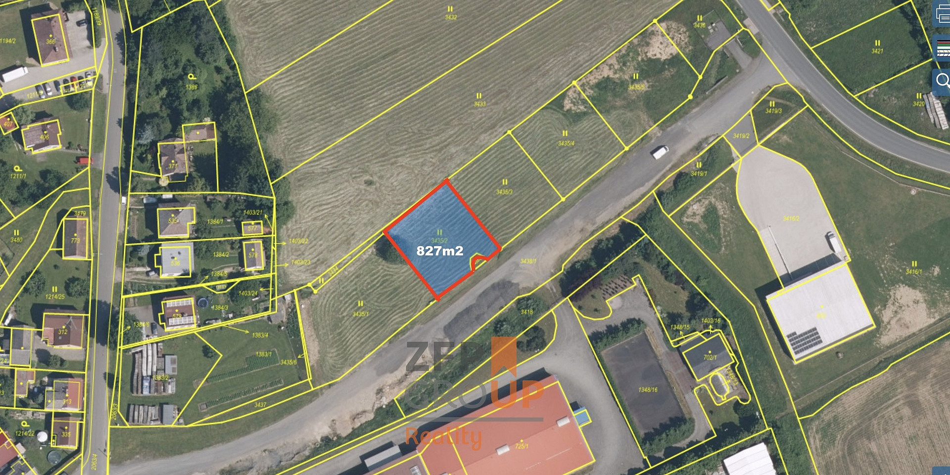 Prodej stavebního pozemku 827 m², Kout na Šumavě