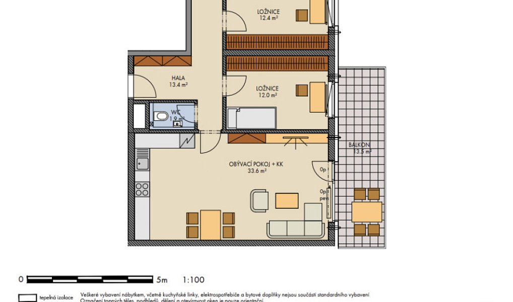 Prodej bytu 4+kk 103 m², Praha – náhled fotky 3