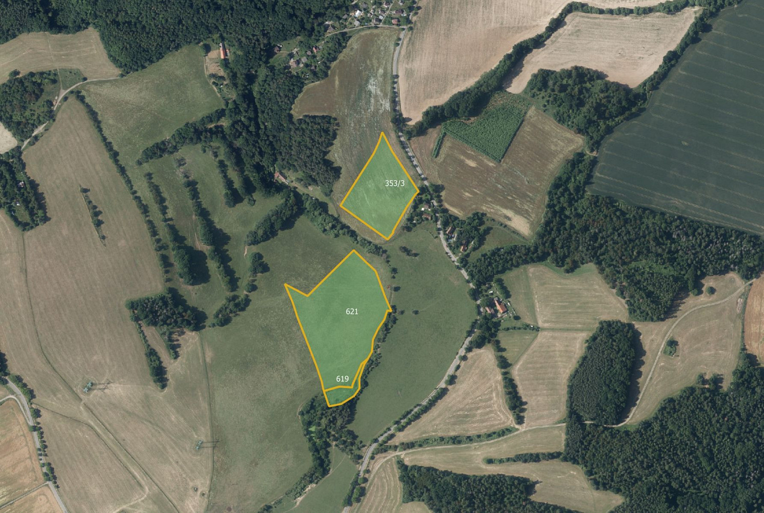 Prodej louky 46 933 m²