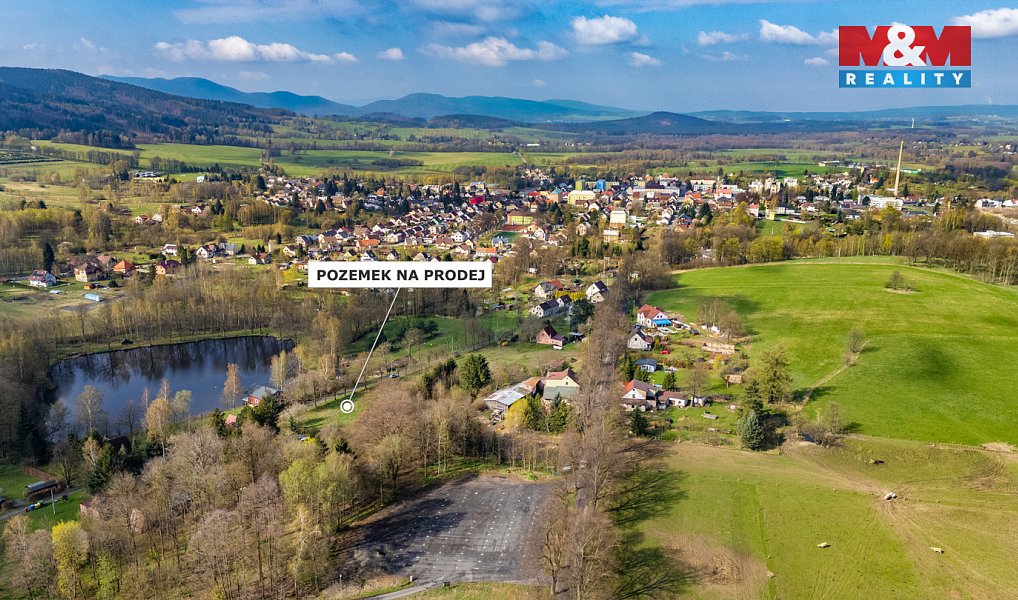 Prodej stavebního pozemku 1 218 m², Nové Město pod Smrkem – náhled fotky 3