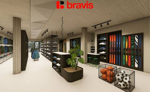 Pronájem obchodních prostor 217 m², Řípská, Brno - Slatina