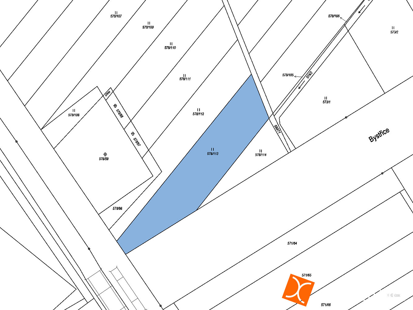 Prodej pozemku 484 m² – fotografie 2