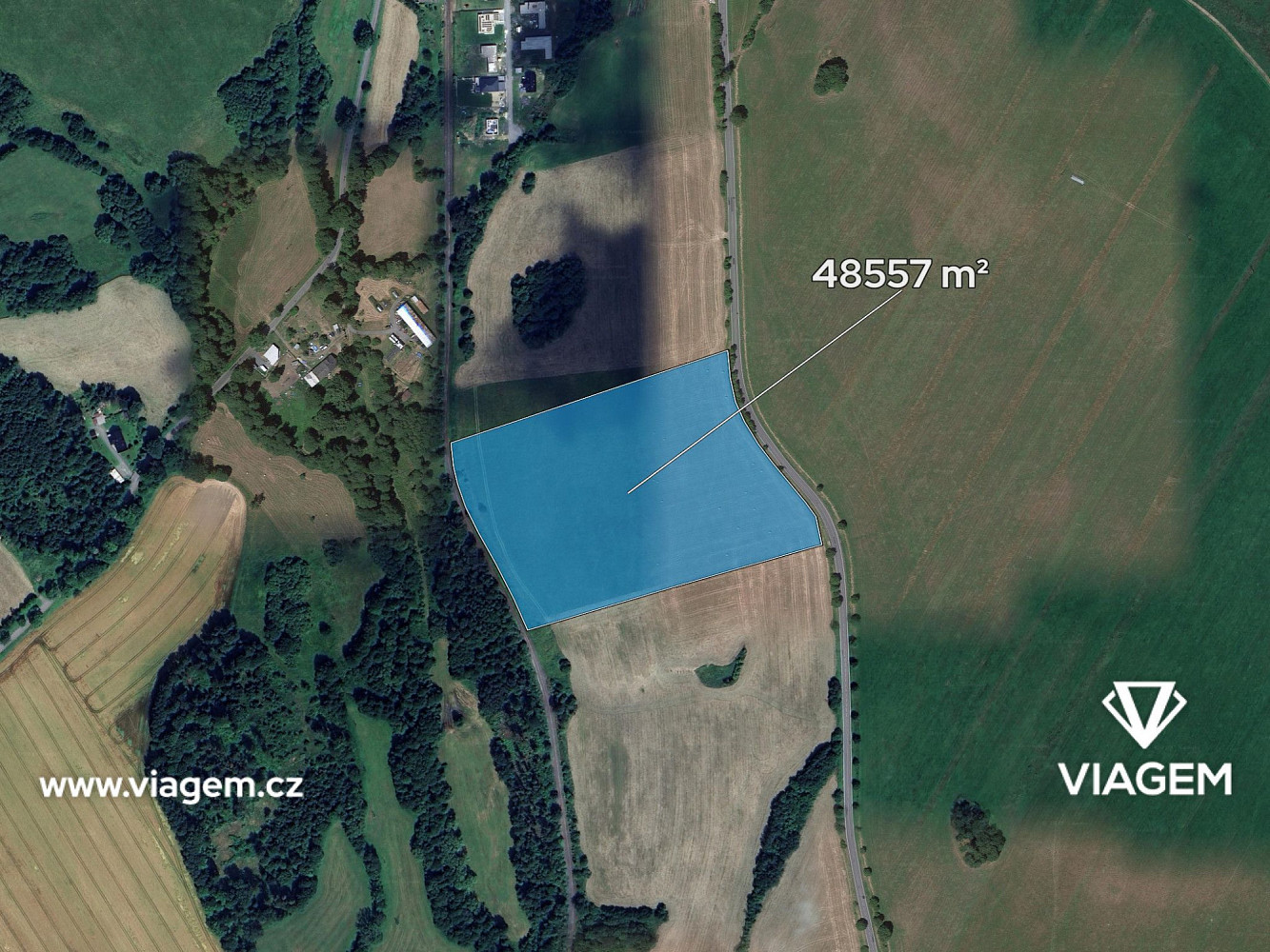 Prodej pole 1 387 m² – fotografie 2