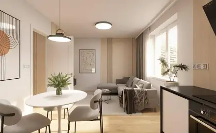 Prodej bytu 2+kk 42 m², Musílkova, Praha 5 - Košíře