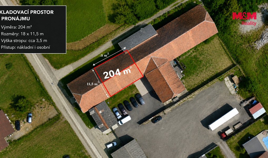 Pronájem skladovacích prostor 204 m², Chrudim – náhled fotky 2