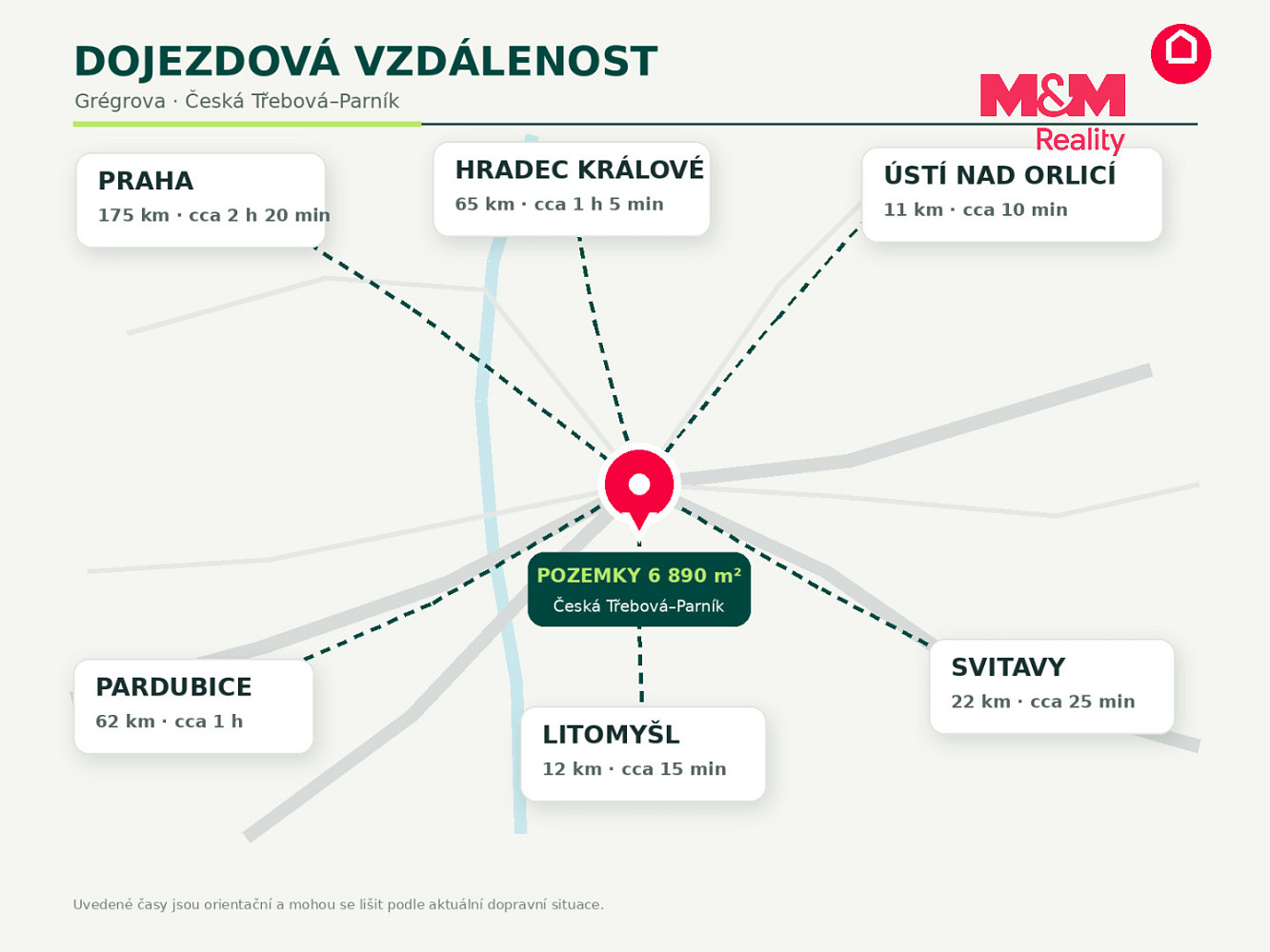 Prodej stavebního pozemku 6 890 m² – fotografie 3