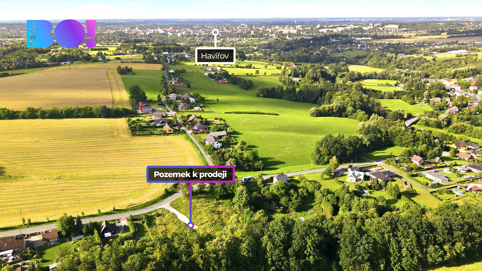 Prodej stavebního pozemku 849 m² – fotografie 4