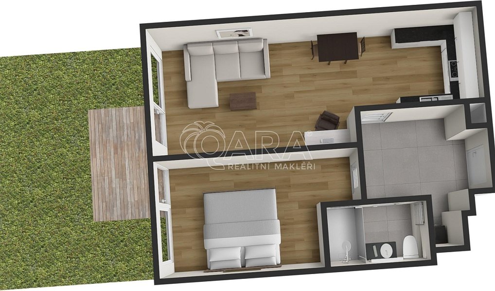 Pronájem bytu 2+kk 50 m², Praha – náhled fotky 15