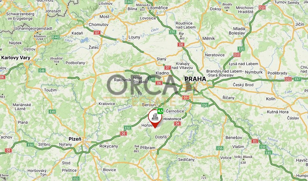 Prodej pozemku 6 700 m², Hostomice – náhled fotky 4