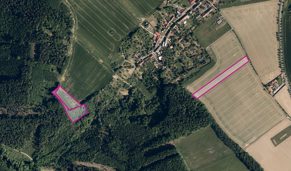 Prodej pozemku, 16503 m², Újezdsko - Kroměříž, Kostelany