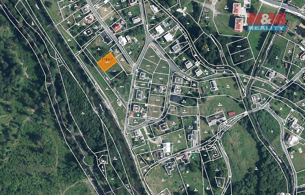 Prodej pozemku 603 m²