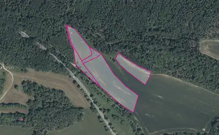 Prodej pole 8 445 m², Obory, okres Příbram