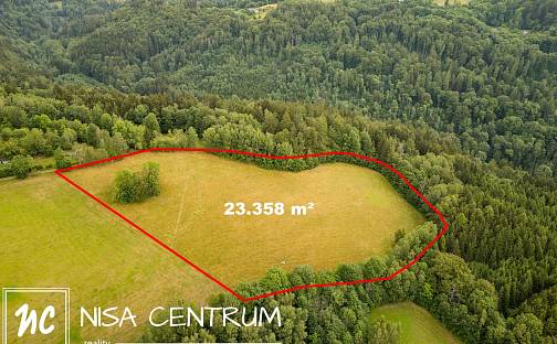 Prodej louky 23 358 m², Víchová nad Jizerou, okres Semily