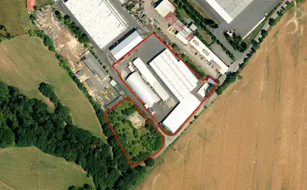 Prodej výrobních prostor 8 632 m², Okrouhlá - Jesenice, okres Cheb