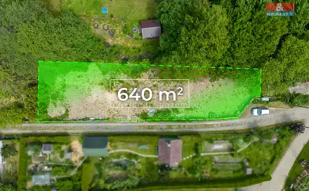 Prodej zahrady 640 m², Vsetín - Rokytnice