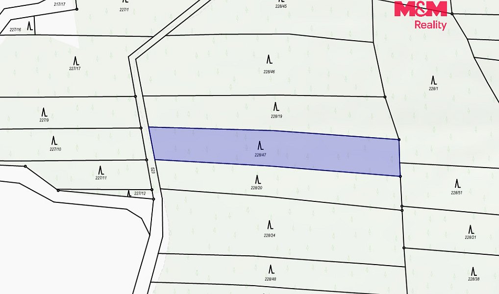 Prodej lesa 3 520 m², Břežany – náhled fotky 8