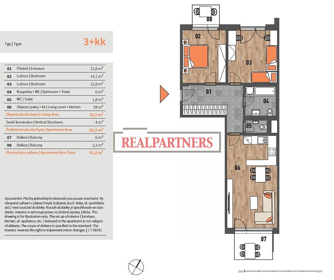 Prodej bytu 3+kk 92 m² – fotografie 2