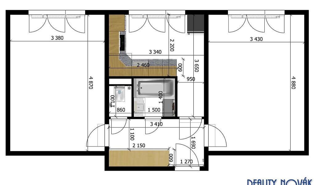 Prodej bytu 2+1 52 m², Praha – náhled fotky 14