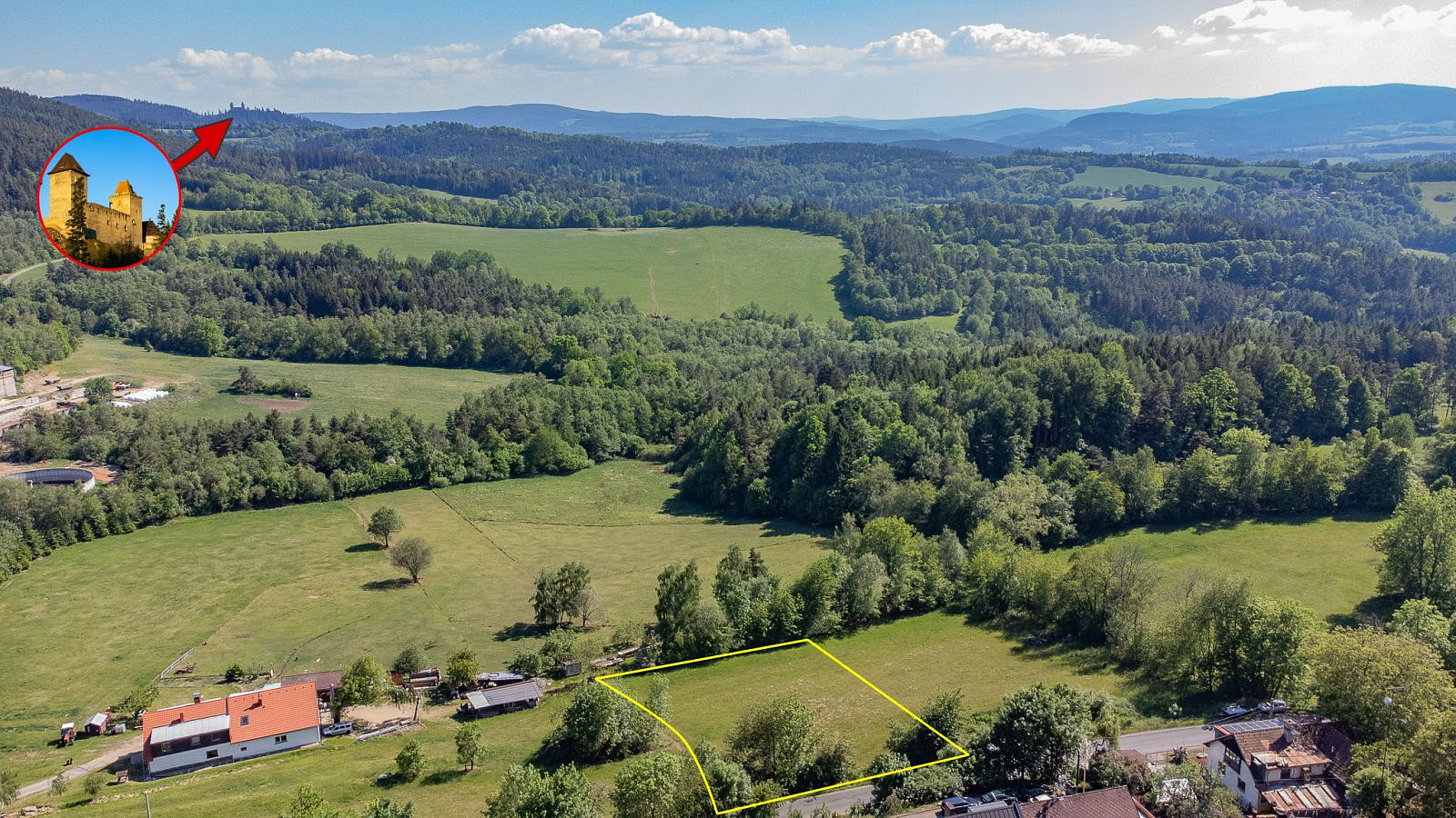 Prodej stavebního pozemku 2 272 m²