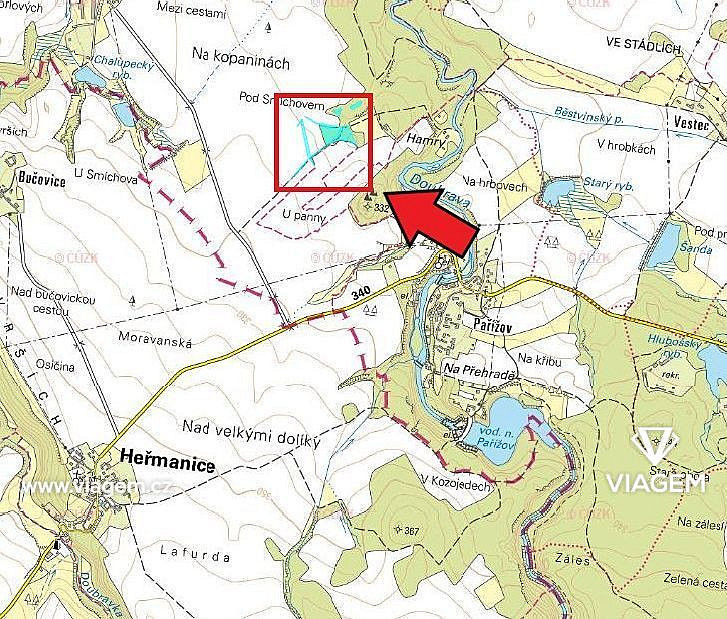 Pole 13 975 m², Podíl 15 % o výměře 2 071 m² – pohled 3