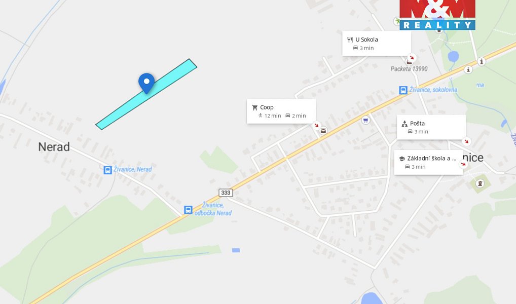 Prodej stavebního pozemku 8 930 m², Živanice – náhled fotky 5