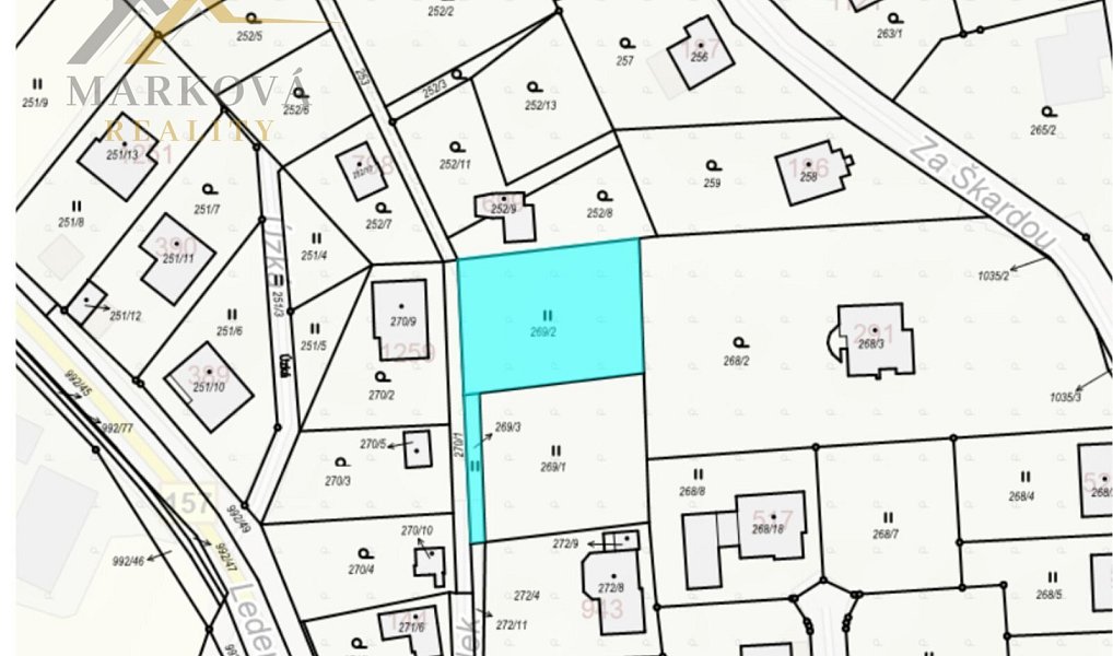 Prodej stavebního pozemku 874 m², Srubec – náhled fotky 11