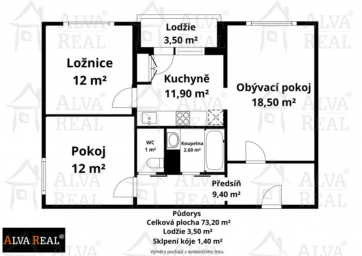 Prodej bytu 3+1 71 m² – fotografie 4