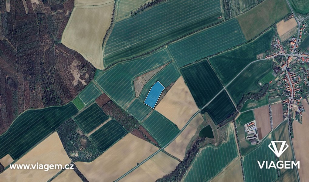 Prodej pole 481 m², Zlobice – náhled fotky 3