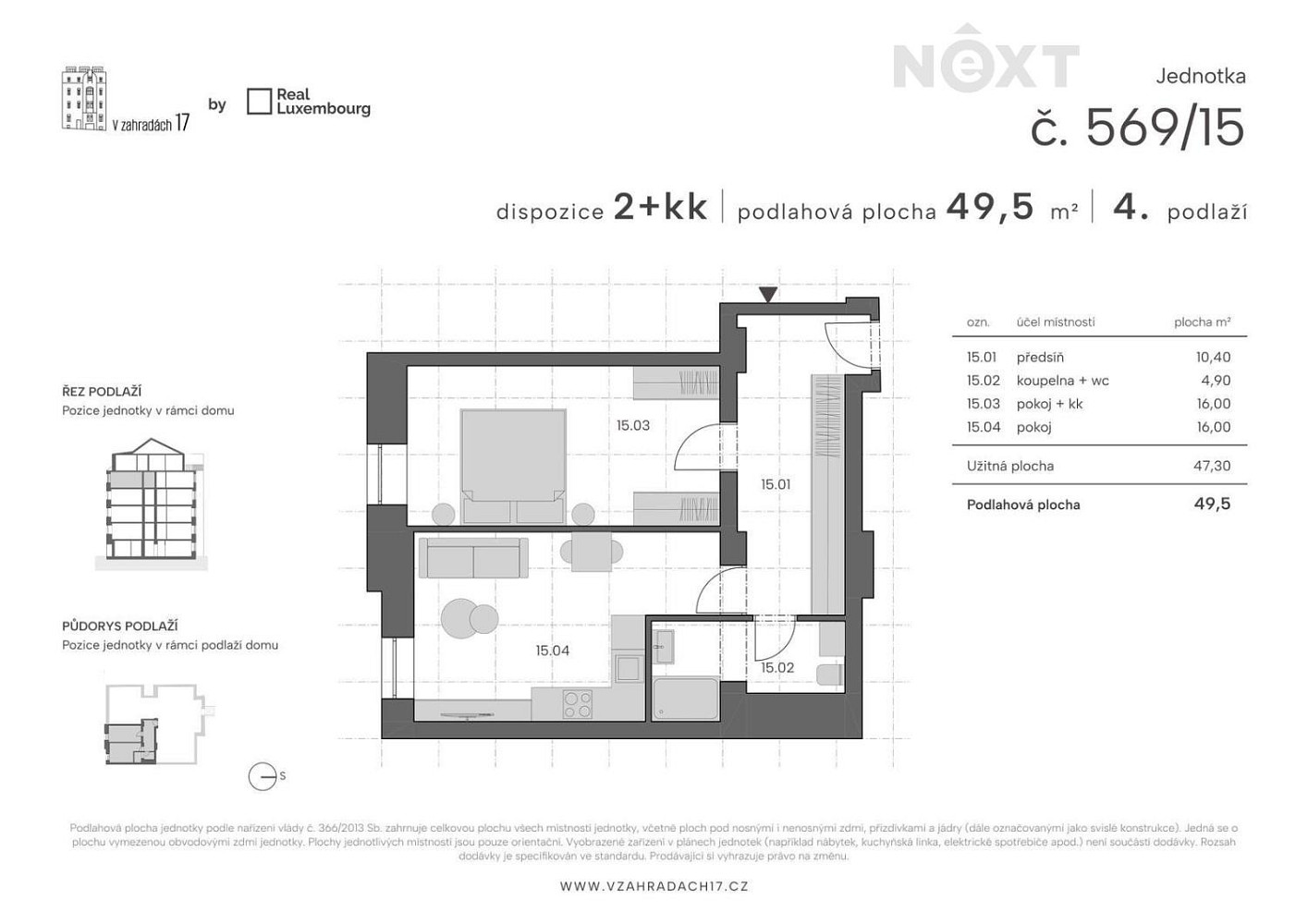 Prodej bytu 2+kk 50 m² — photo 3