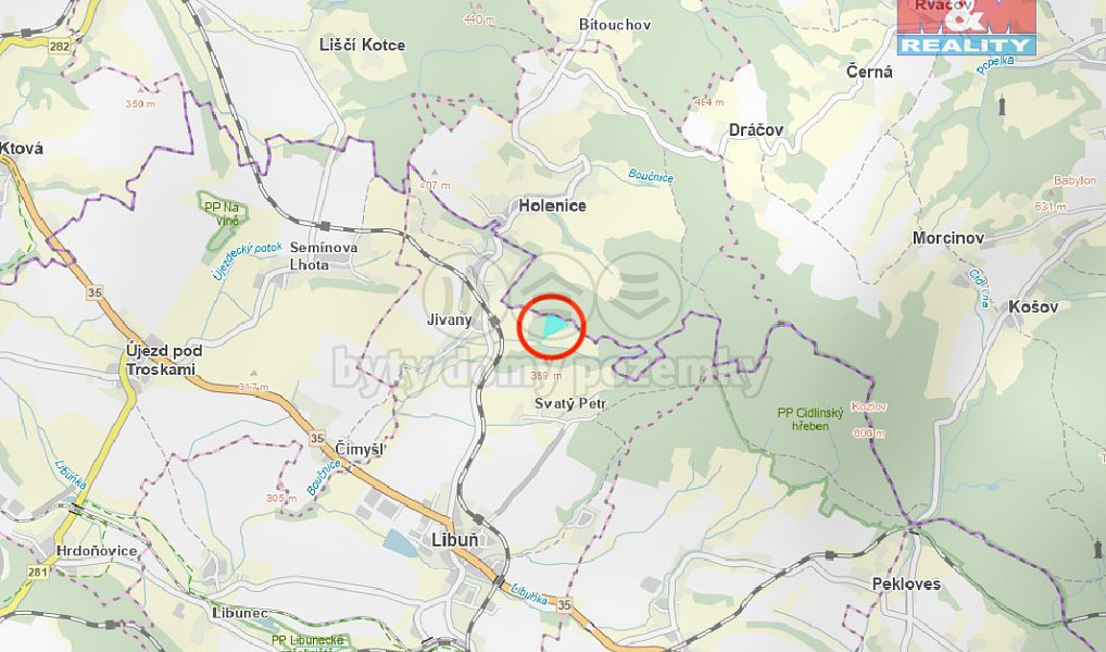 Prodej lesa 15 253 m², Libuň – náhled fotky 2